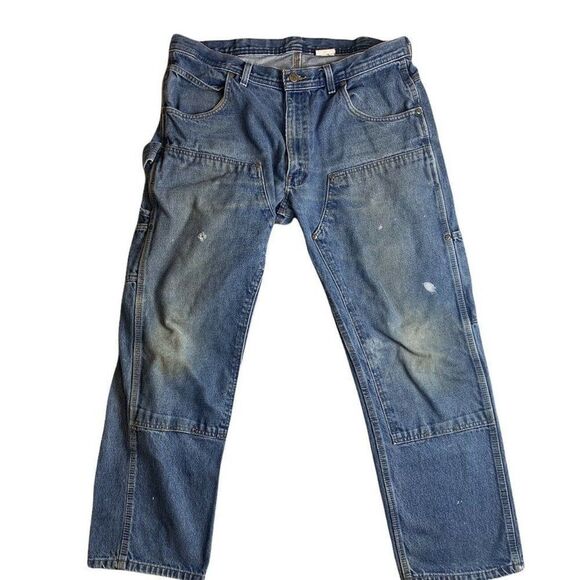 Vintage Key Double Knee Workwear Jeans Denim Men’s Size 36x30